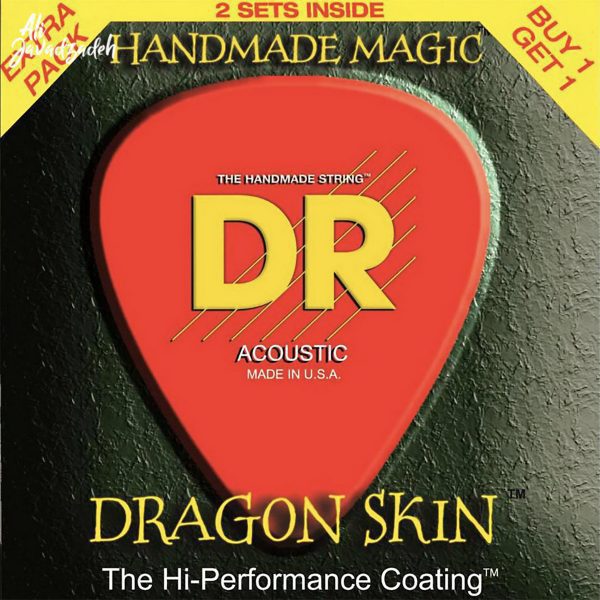 سیم گیتار آکوستیک دی آر مدل Dragon Skin